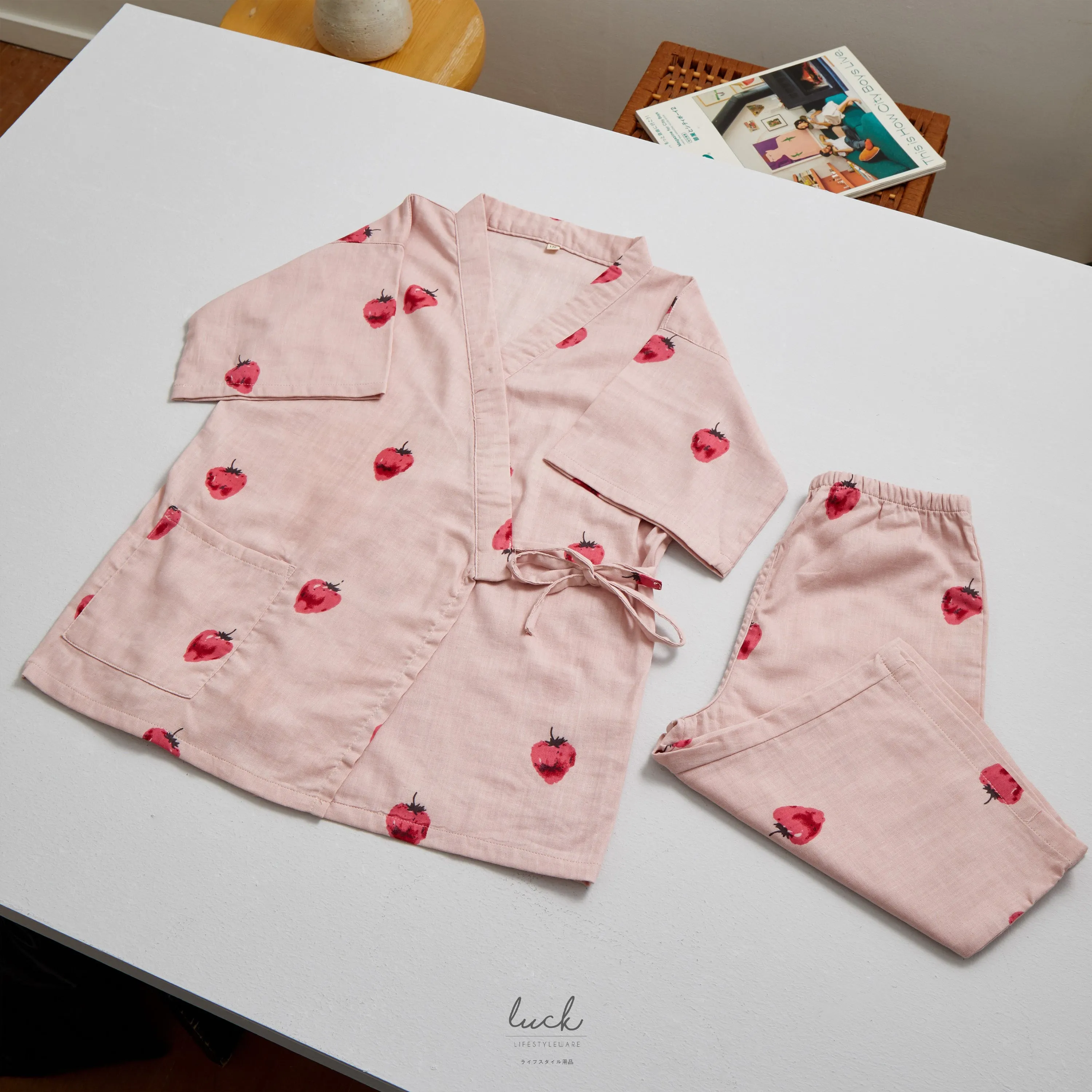 ชุดนอนเด็กกิโมโนญี่ปุ่น Japanese Kimono Pajamas For Kids