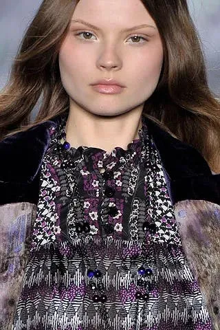 00's Purple Silk Diamond Plaid Printed Mini Dress by Anna Sui