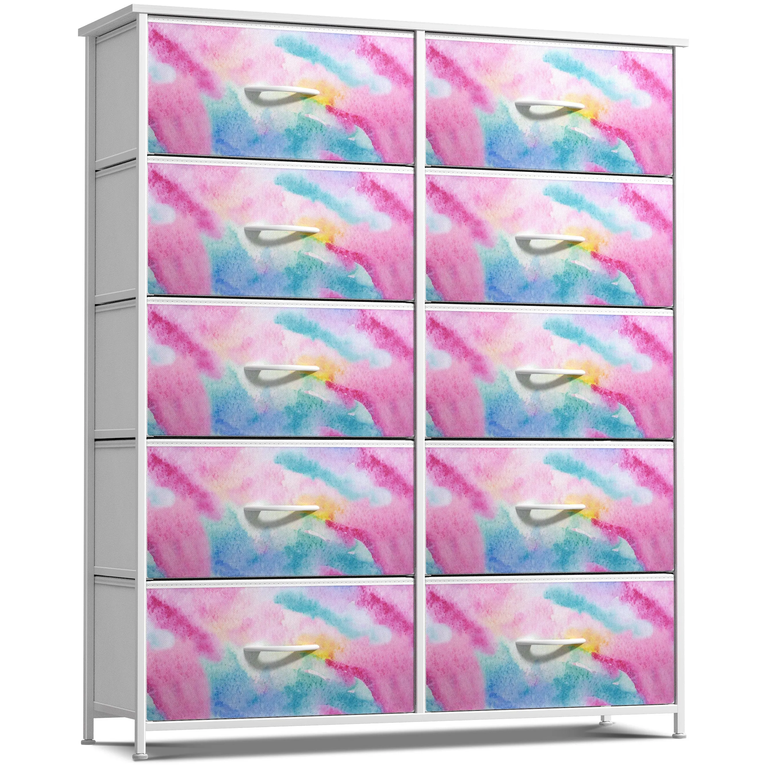 10 Drawer Tall Vertical Dresser