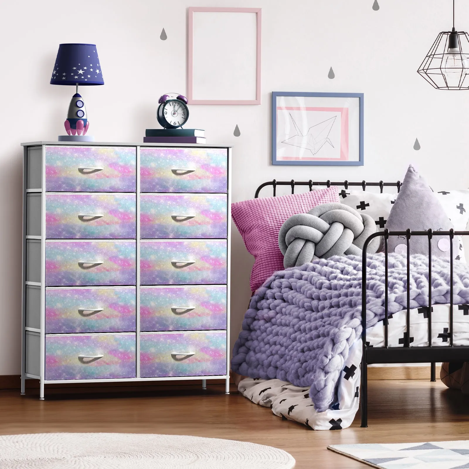 10 Drawer Tall Vertical Dresser