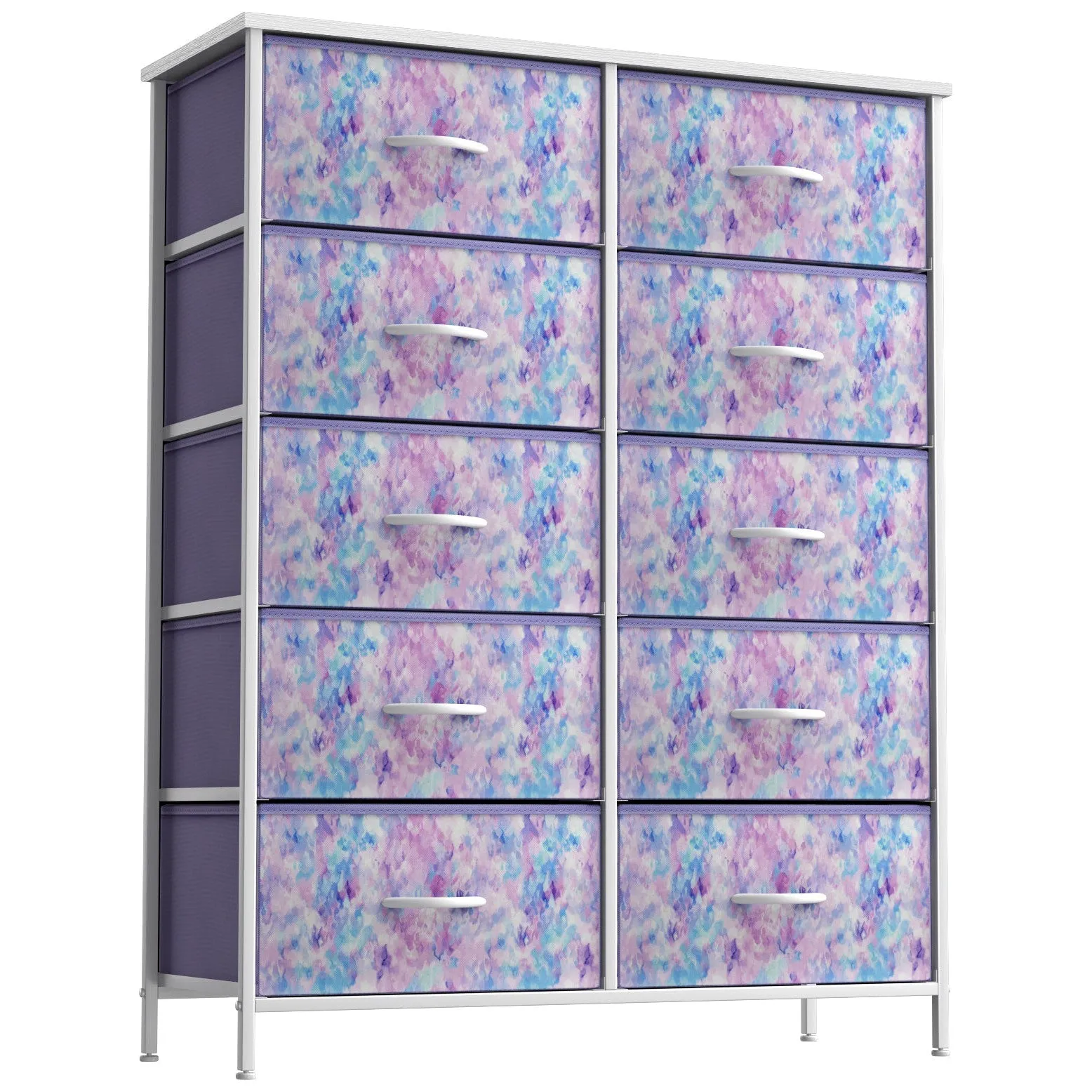 10 Drawer Tall Vertical Dresser