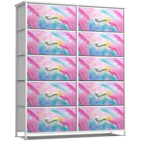 10 Drawer Tall Vertical Dresser