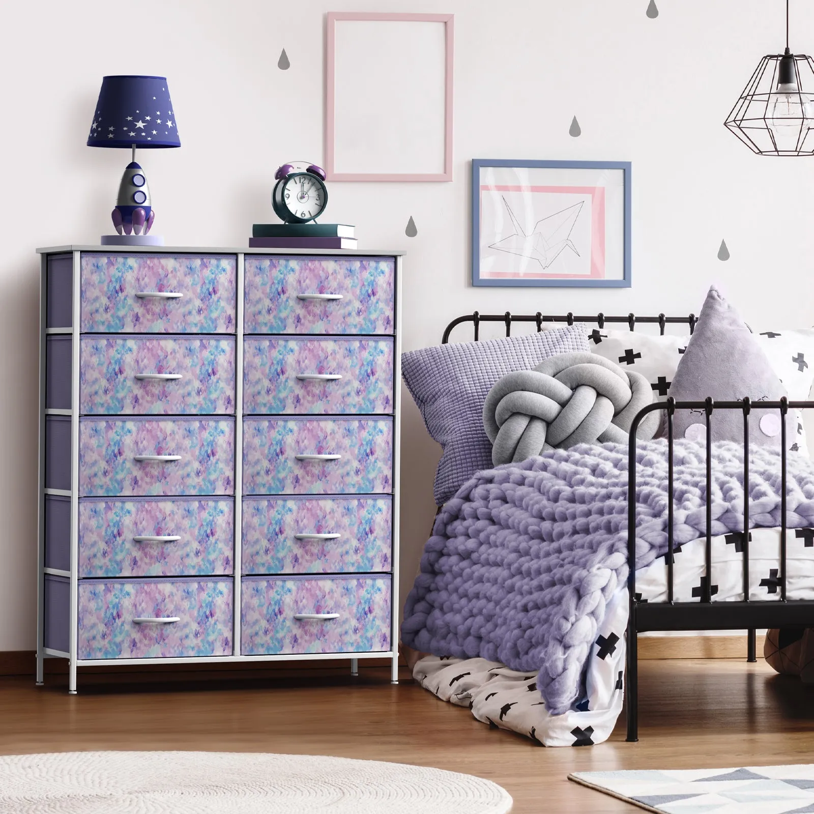 10 Drawer Tall Vertical Dresser