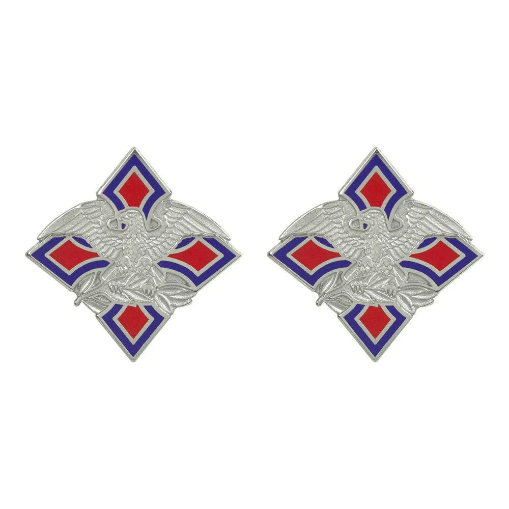 104th Area Support Group Unit Crest (No Motto) - Sold in Pairs