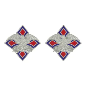 104th Area Support Group Unit Crest (No Motto) - Sold in Pairs