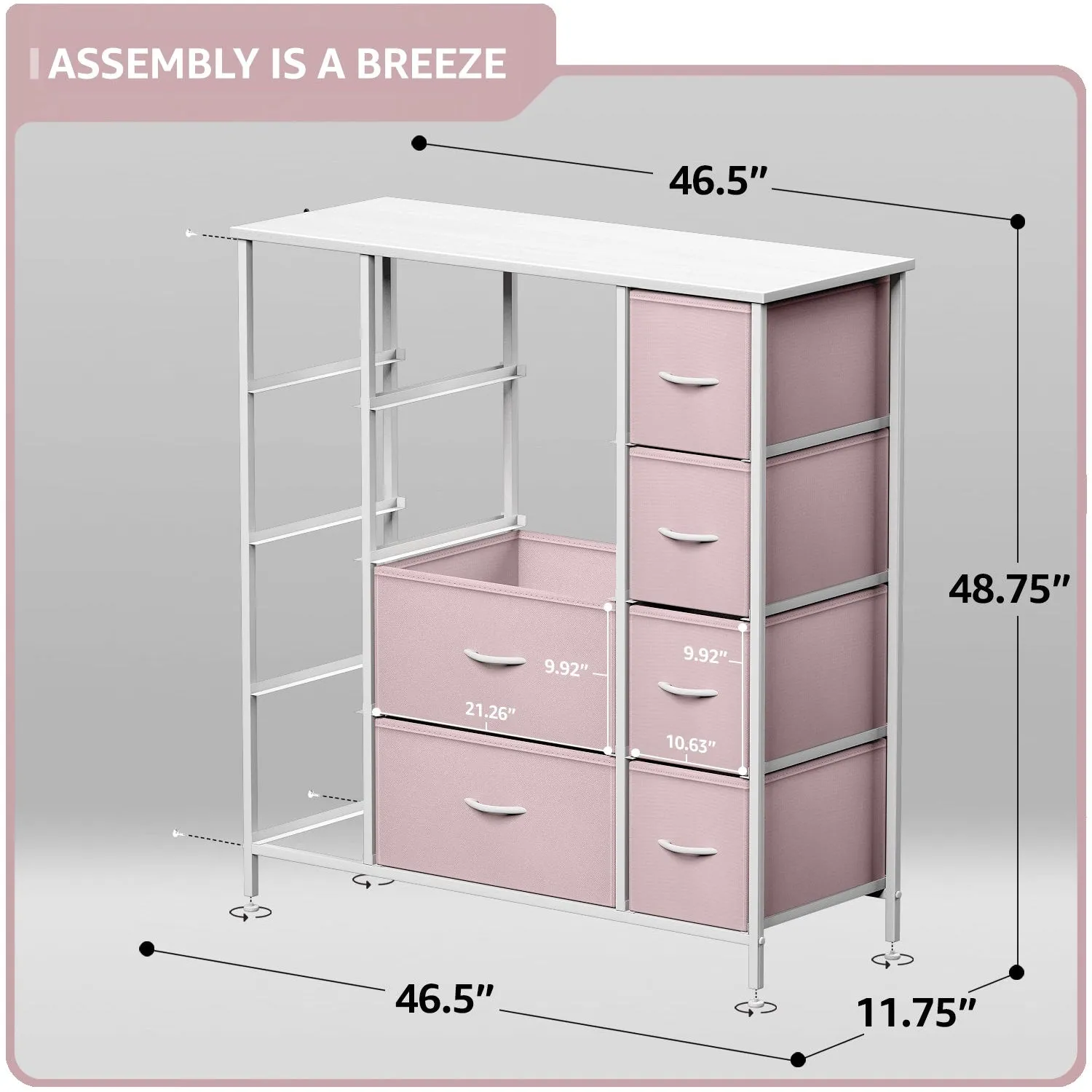 12 Drawer Wide Dresser