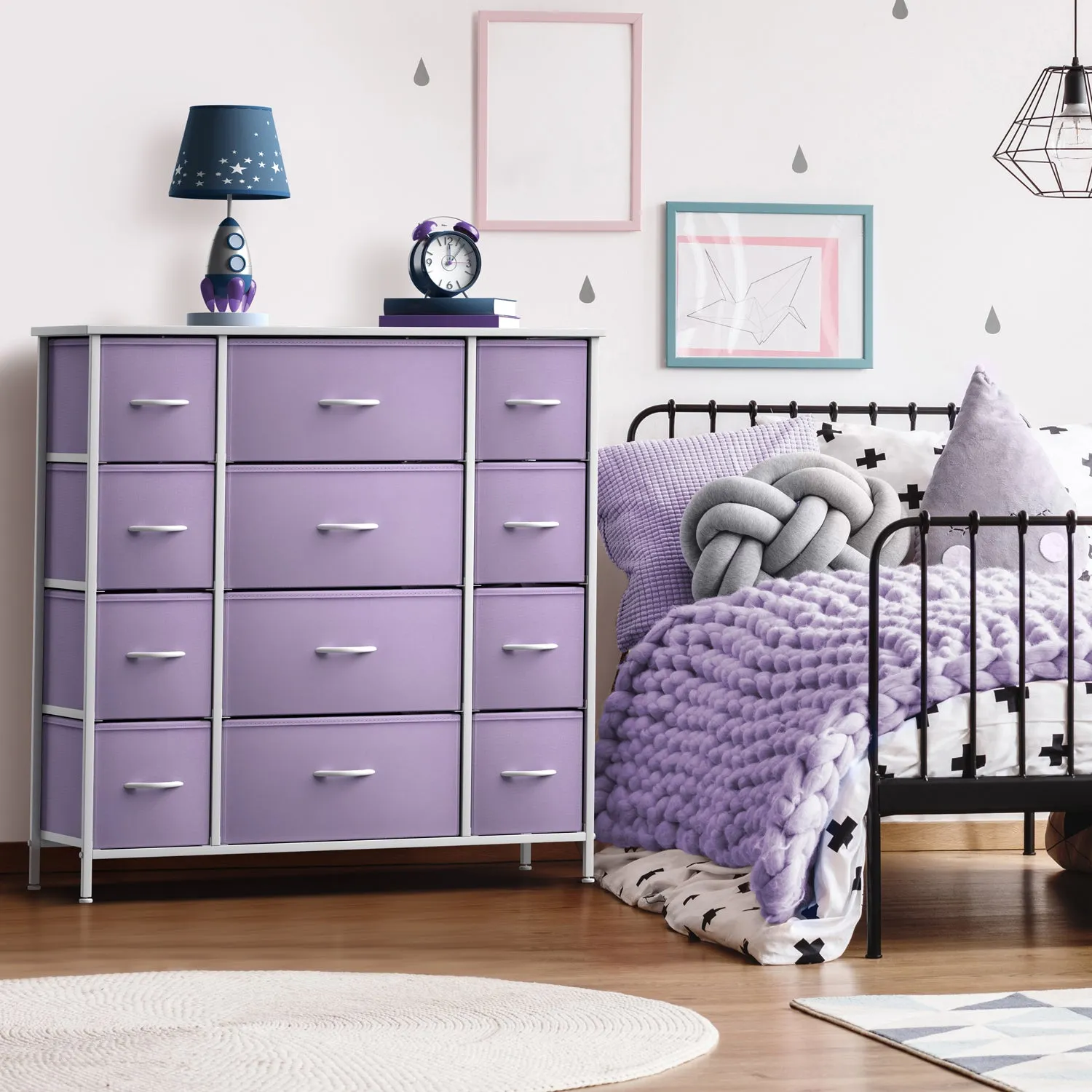 12 Drawer Wide Dresser