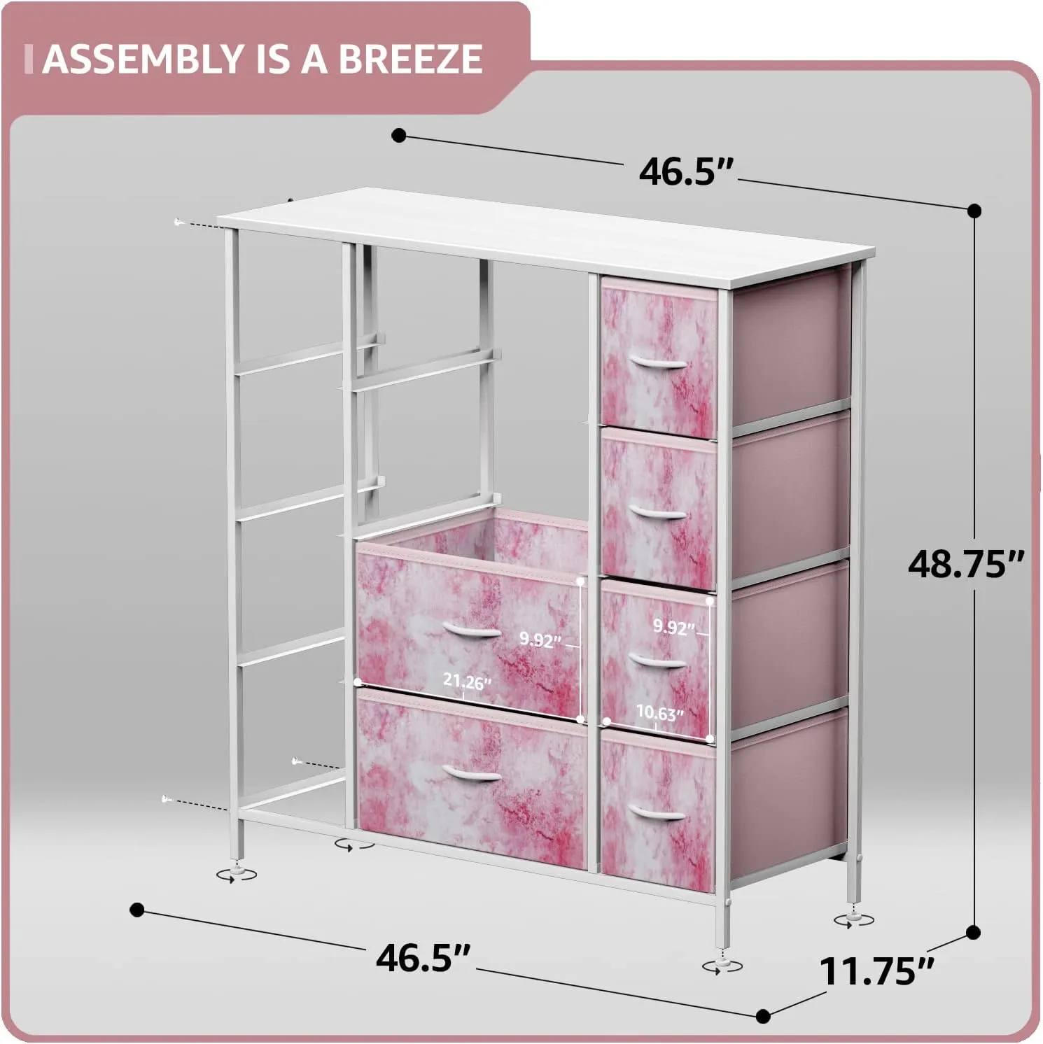 12 Drawer Wide Dresser
