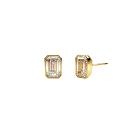 14k  Bezel Studs