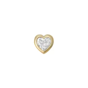 14k Skinny Fancy Heart (yellow)
