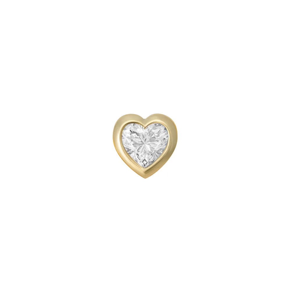 14k Skinny Fancy Heart (yellow)