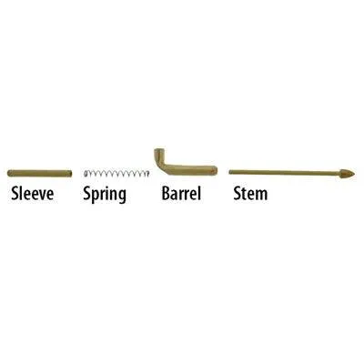 Sure! Heres an optimized title for your e-commerce product:

14KW & 18KY Dress Shirt Popgun Stud Backs - High-Quality Stem Only for Classic Style

This version includes modifiers and provides more clarity about the products quality and purpose.