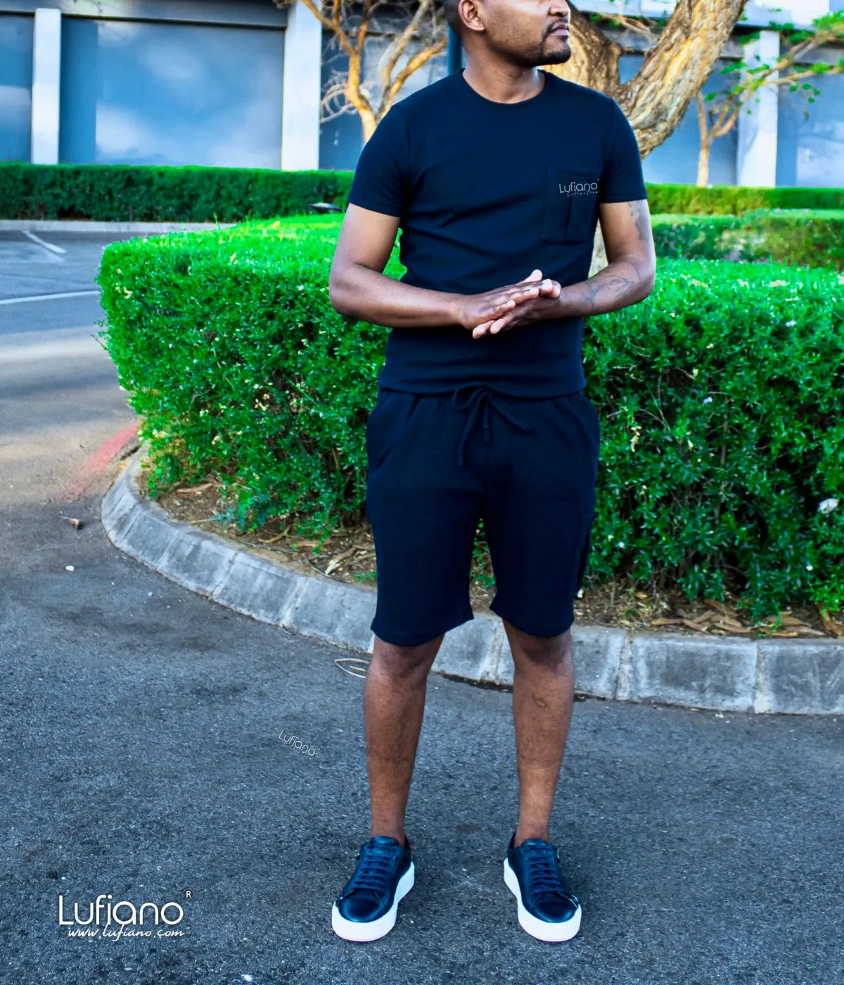 17141 Men's 2 piece: D.blue