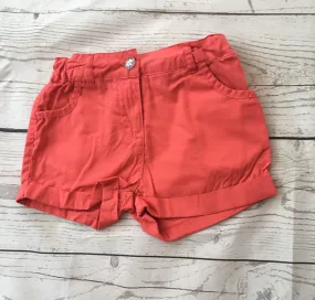 3-4 Years Coral Shorts