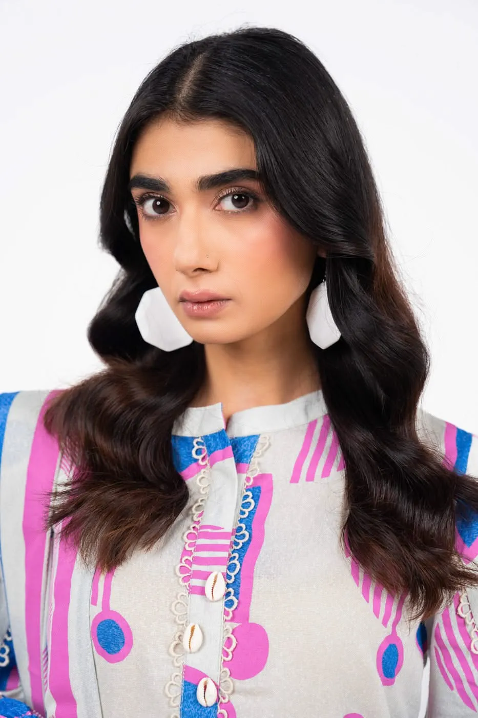 3 Piece Cambric Suit with Lawn Dupatta