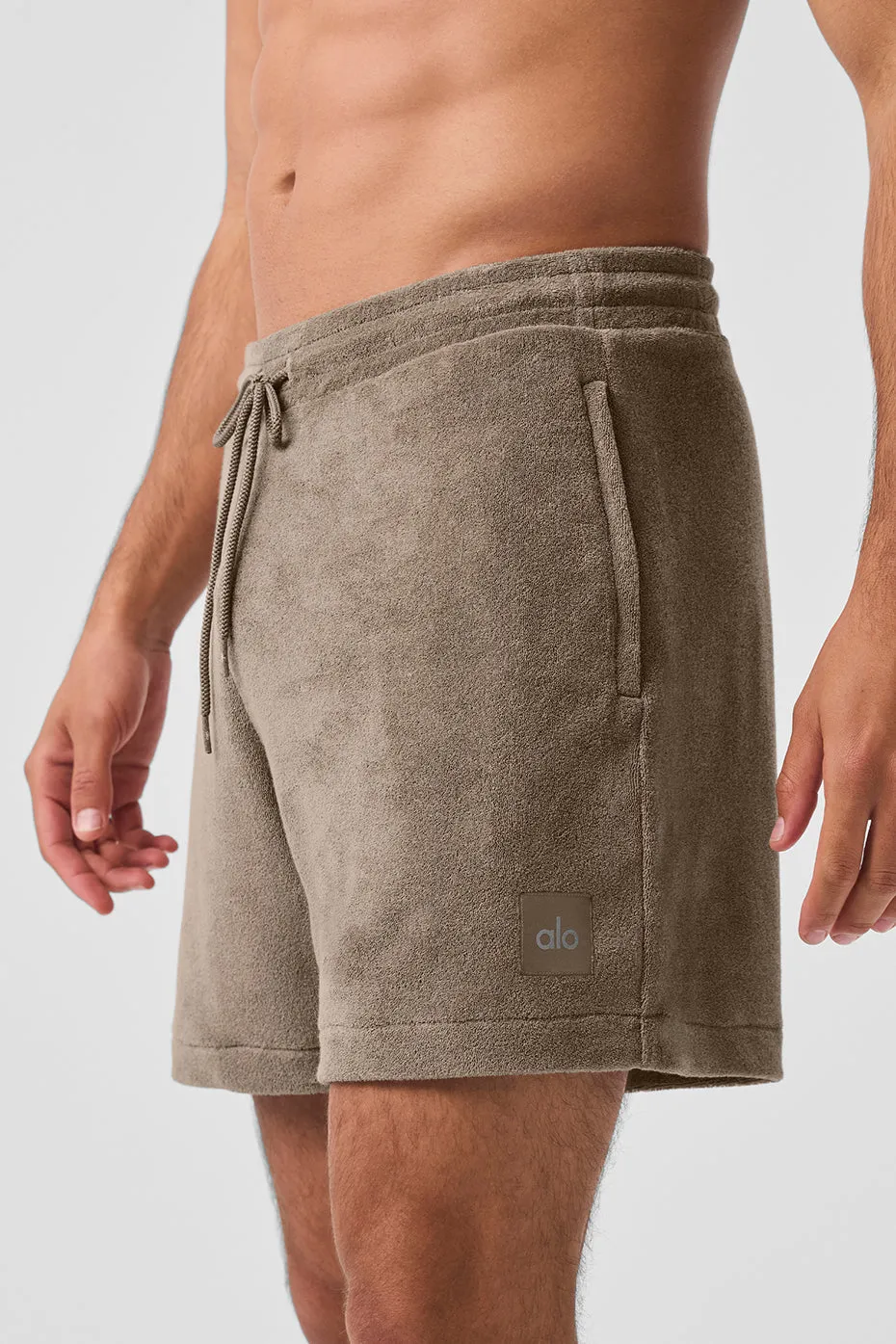 7" Coastal Terry Short - Gravel