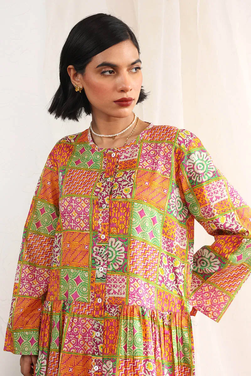African Batik Dress