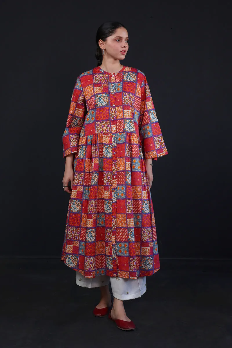 African Batik Dress