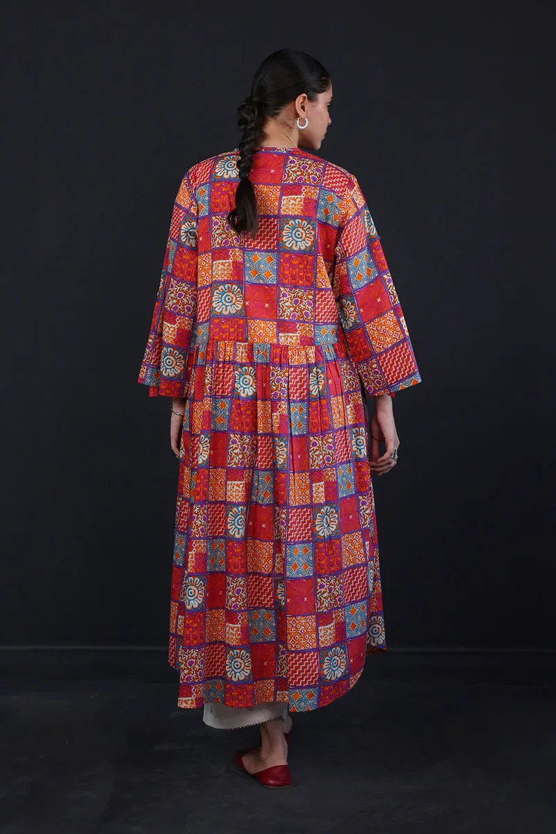 African Batik Dress
