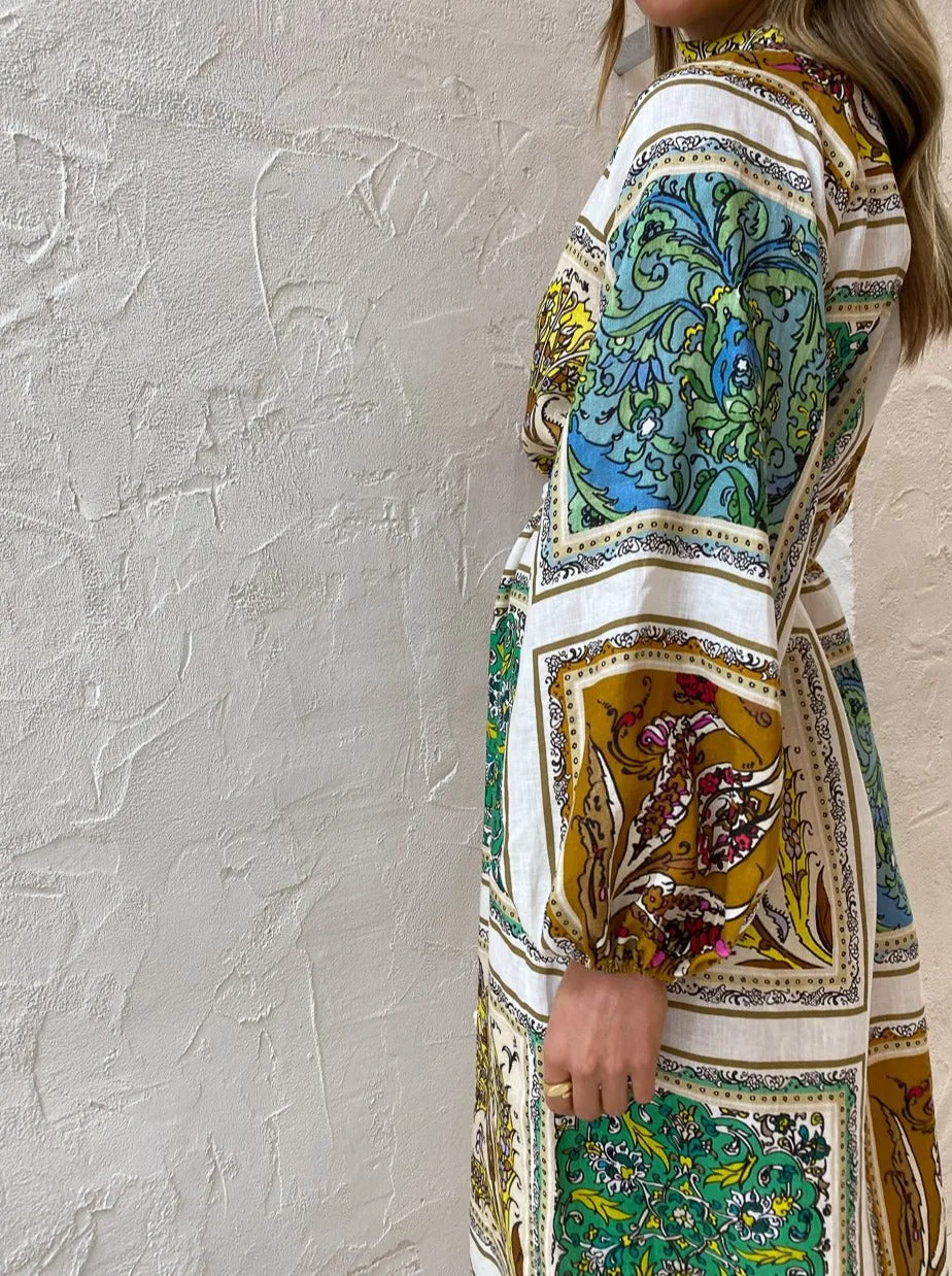 Alemais Delphine Shirtdress in Multi