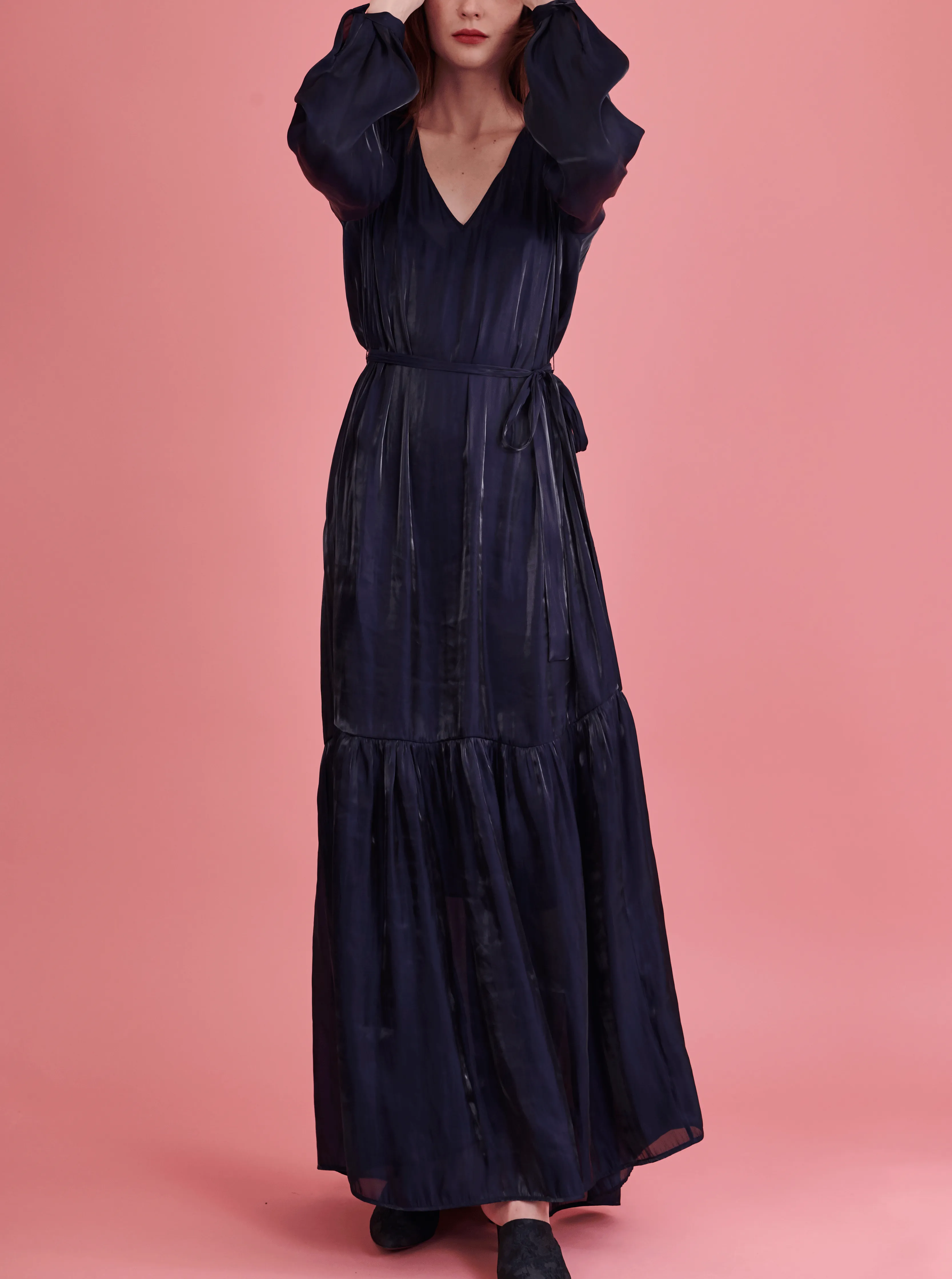 AMANDA DRESS, NAVY