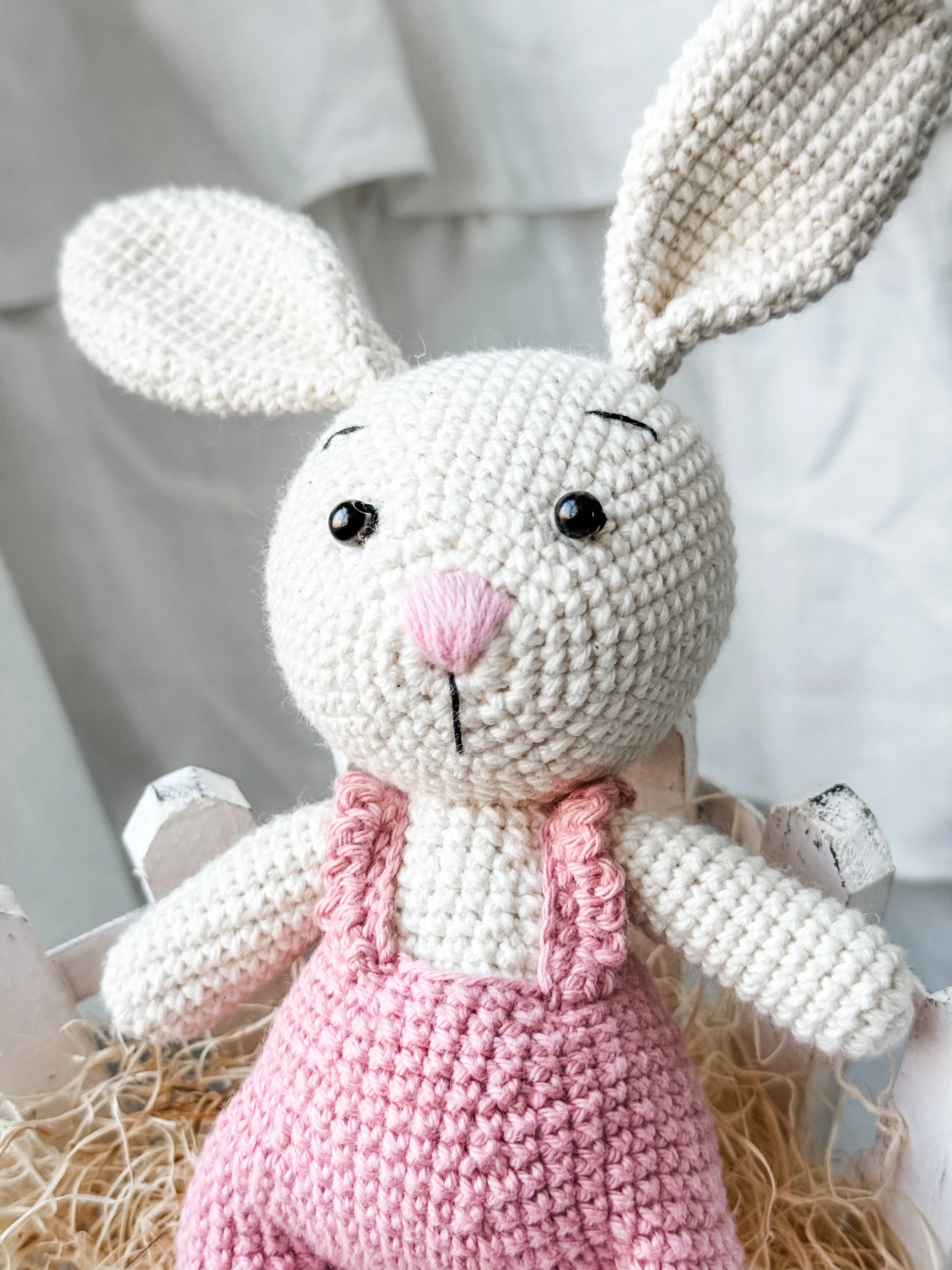 Amigurumi Bunny with Overalls