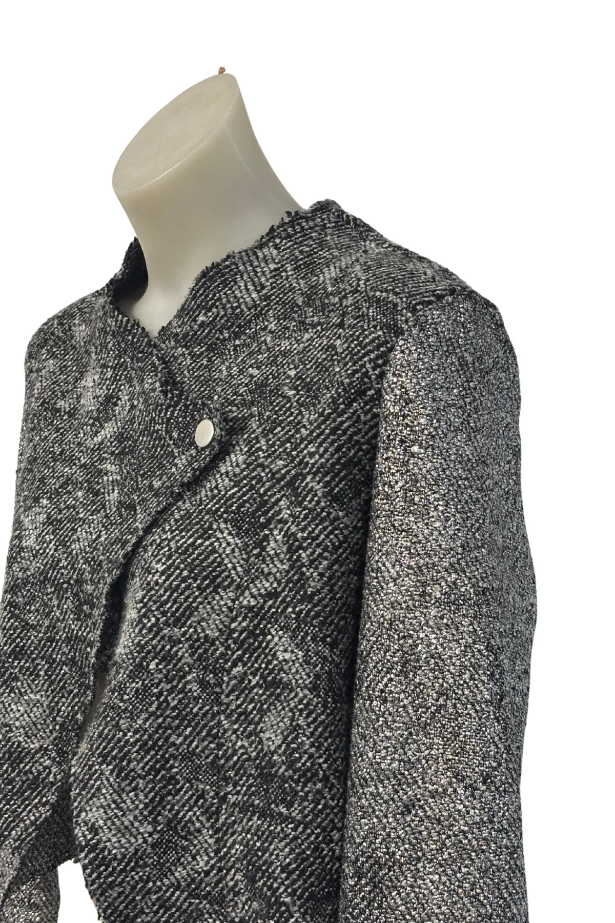 Andrea Moore NZ made cropped wool blend jacket, 10