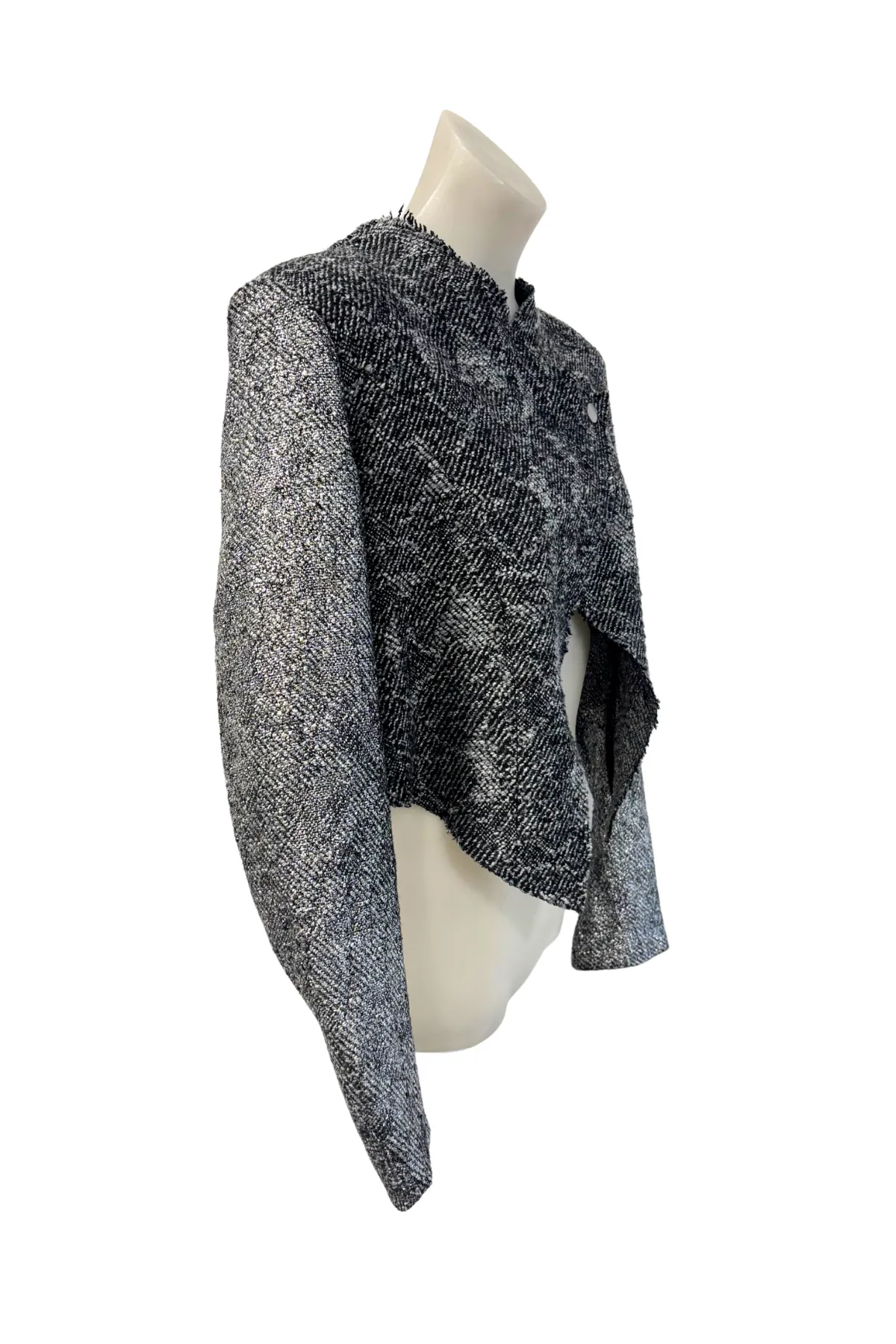 Andrea Moore NZ made cropped wool blend jacket, 10