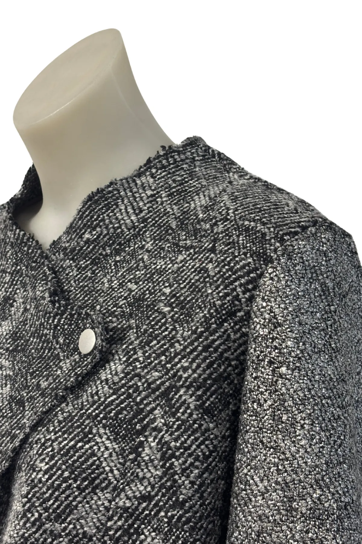 Andrea Moore NZ made cropped wool blend jacket, 10