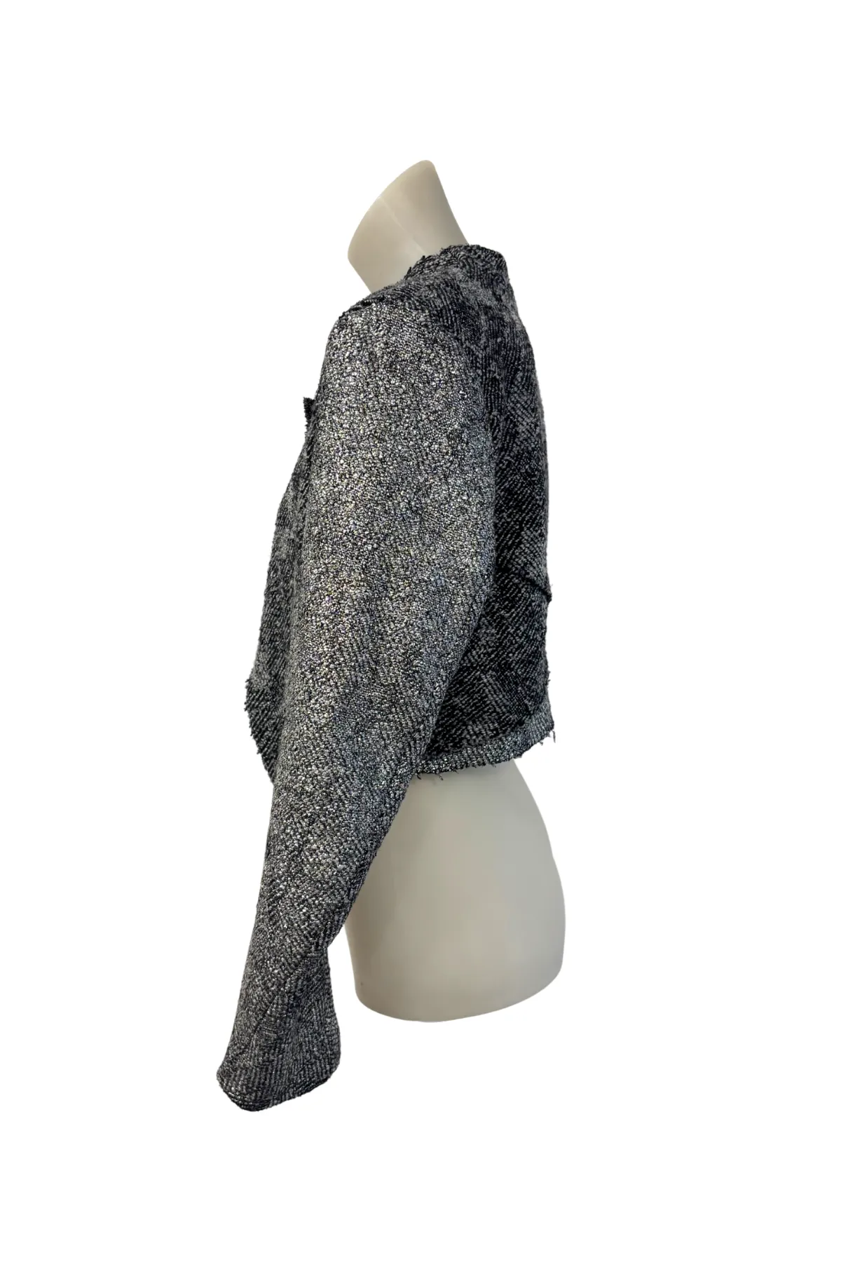 Andrea Moore NZ made cropped wool blend jacket, 10