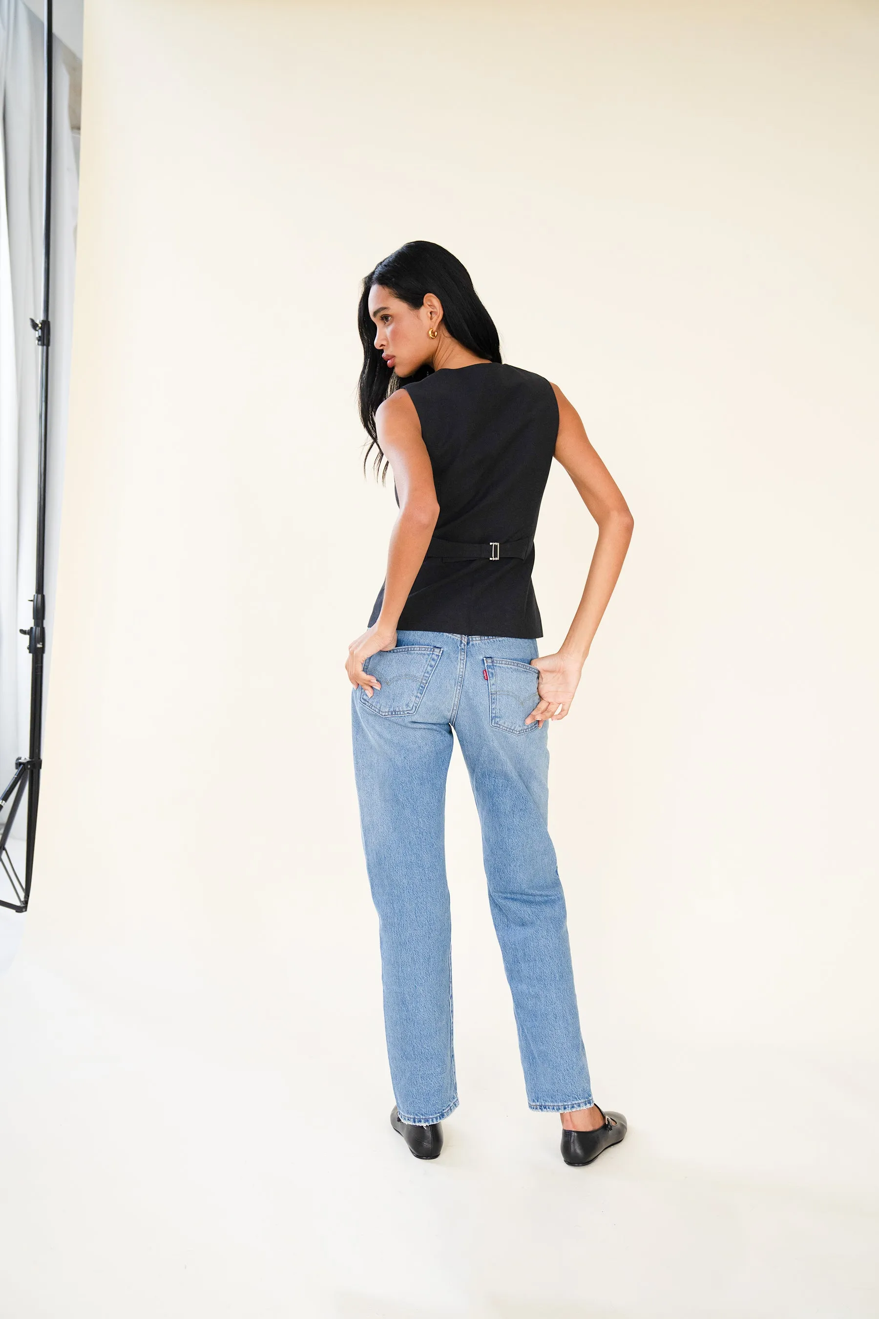 AUDREY WAISTCOAT - NOIR