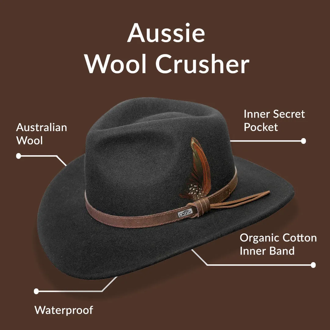 Aussie Wool Crusher Hat