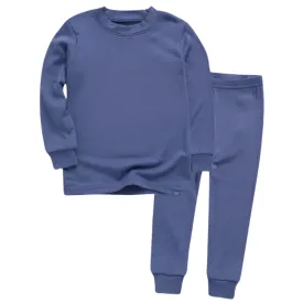 Basic Kids Modal Pajamas in Blue