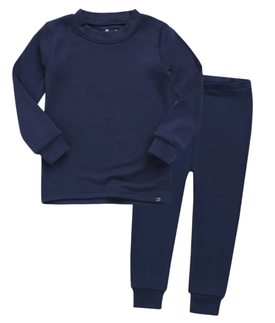 Basic Kids Modal Pajamas in Navy