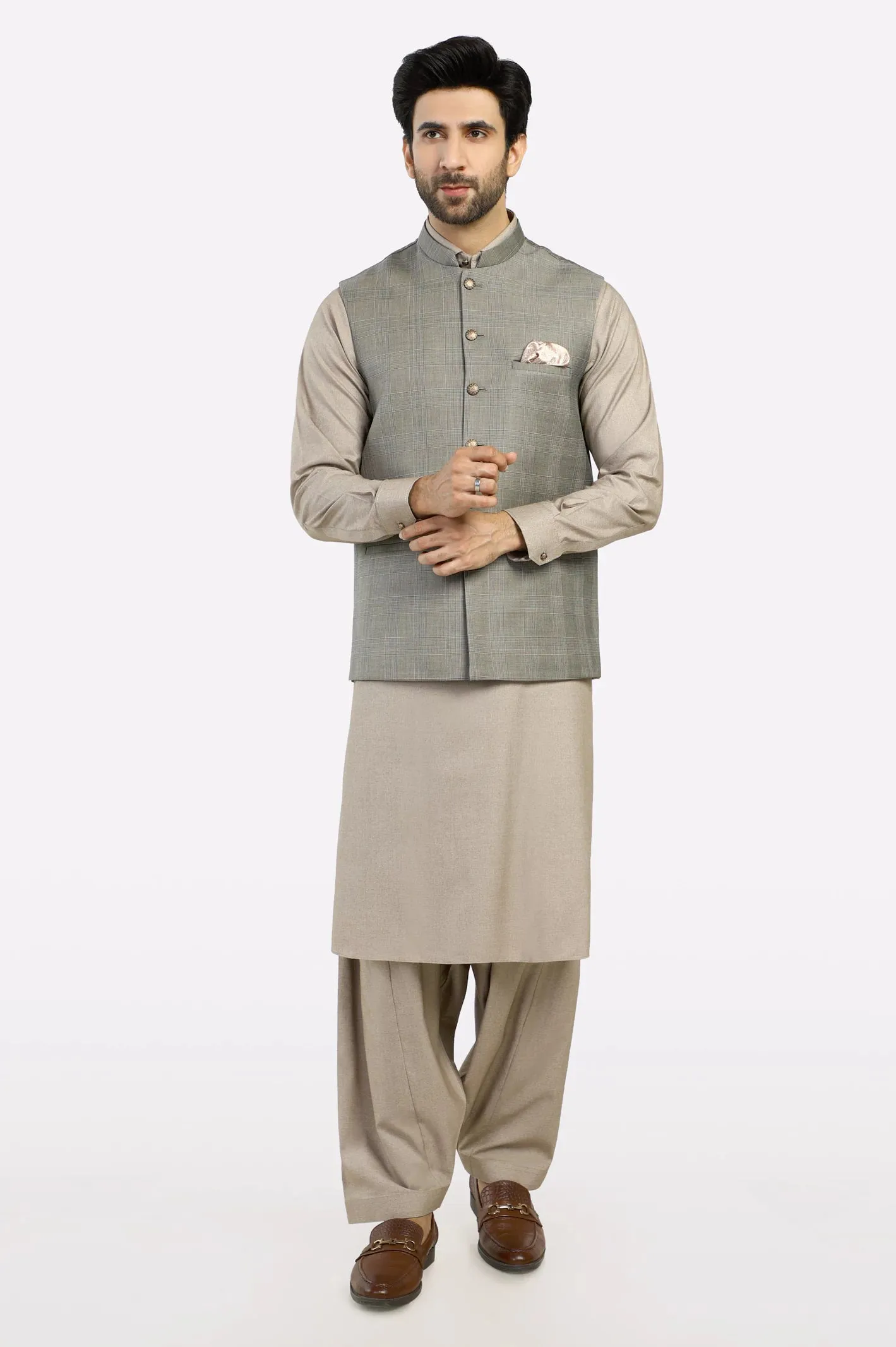 Beige Waistcoat