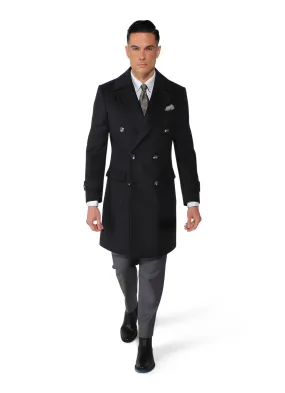 Black Camel Overcoat - Rental