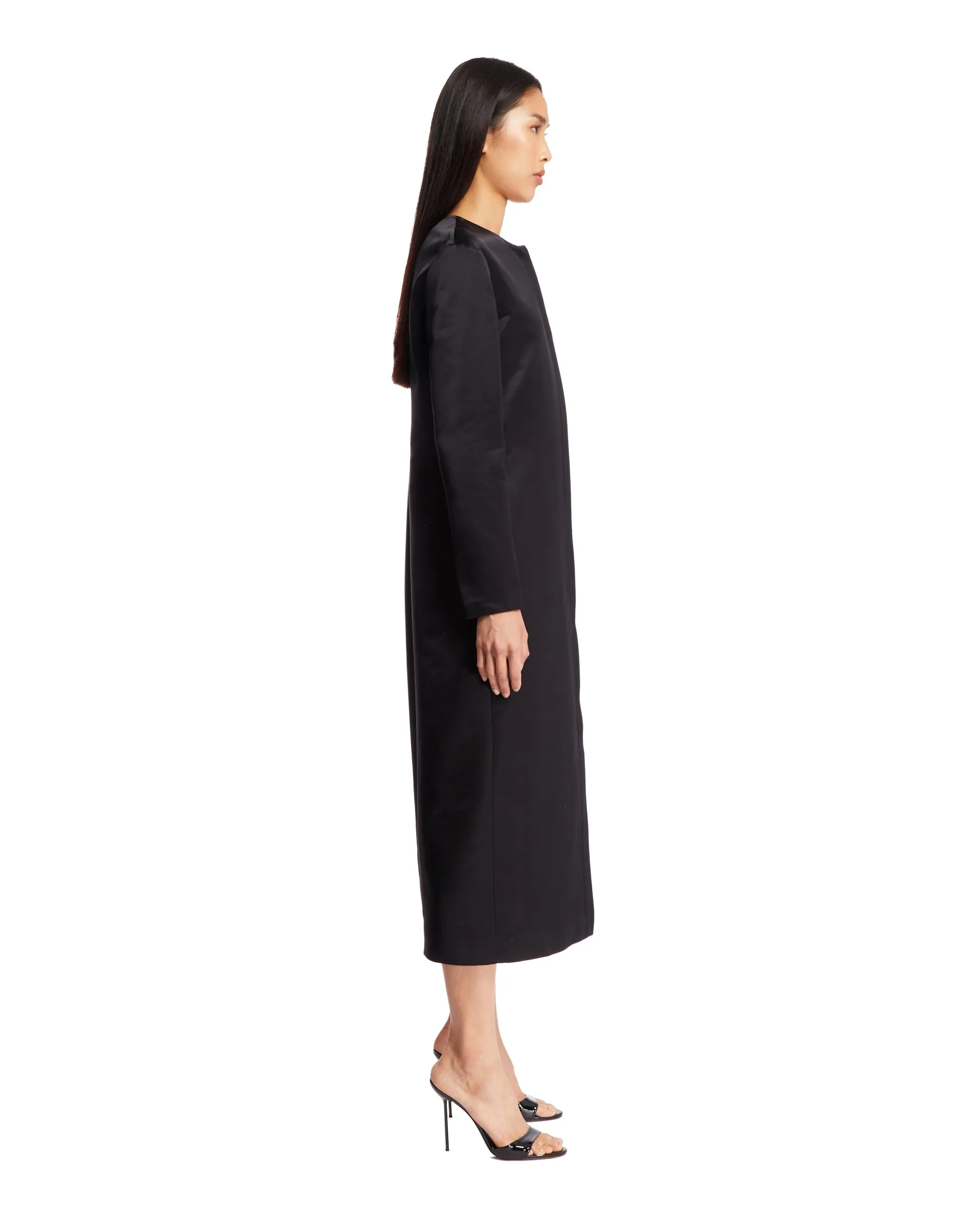 Black Front Fastening Dress