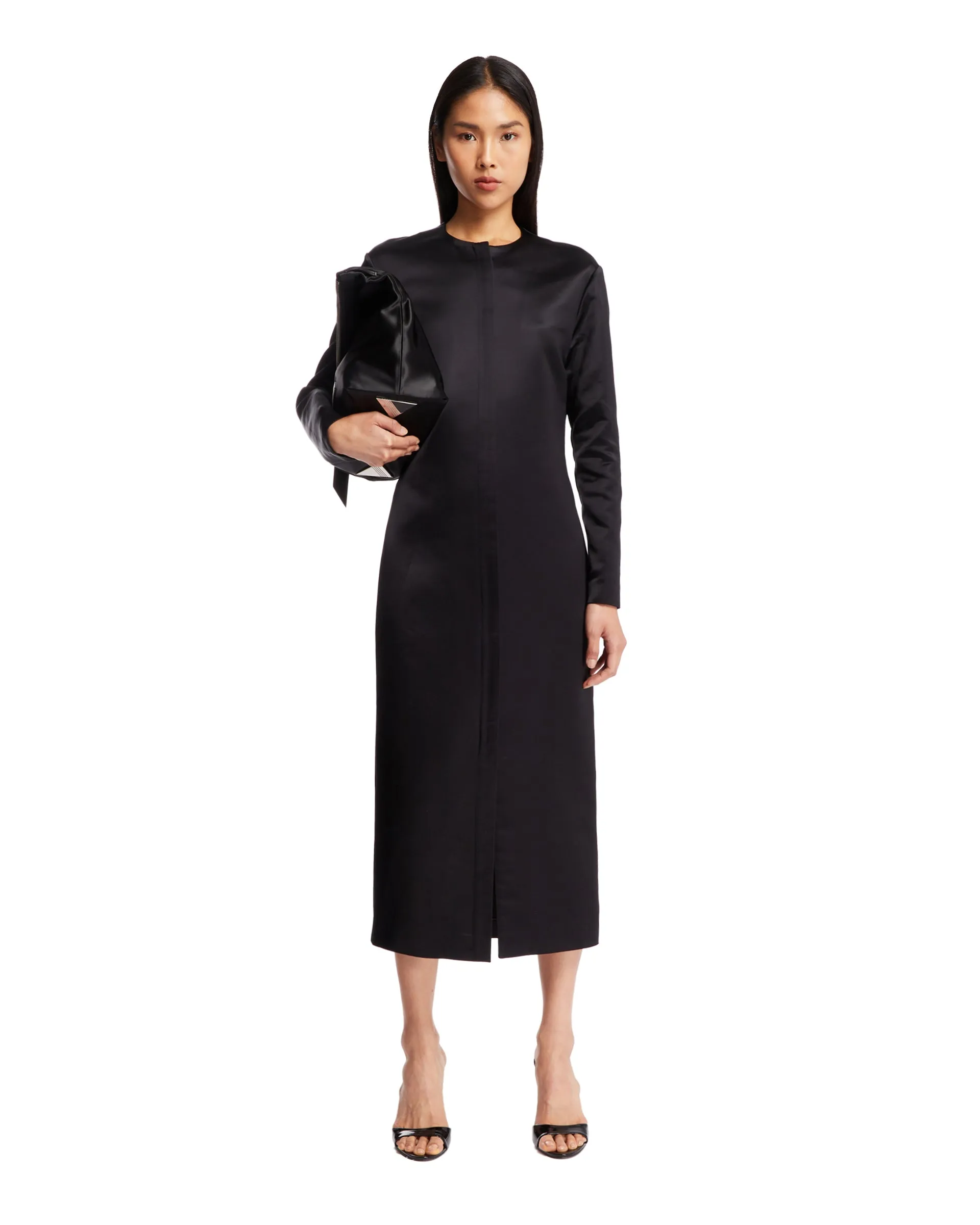 Black Front Fastening Dress
