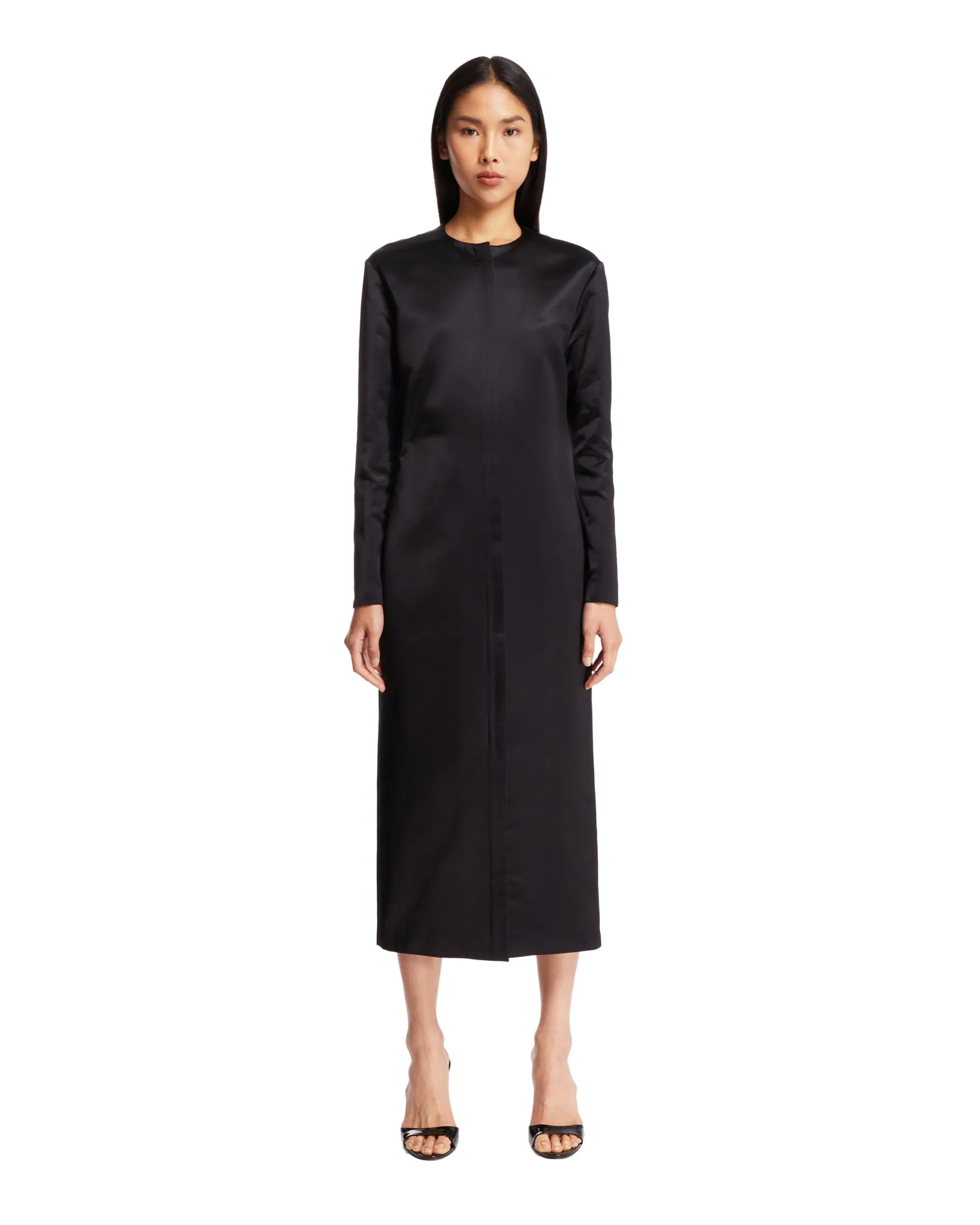 Black Front Fastening Dress