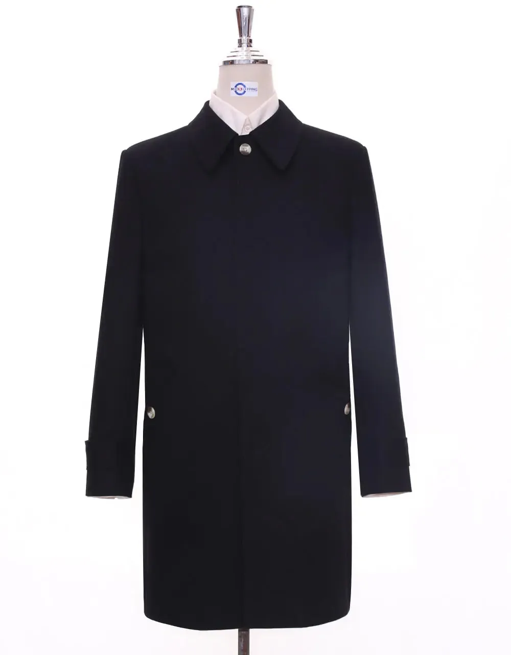 Black Mac Coat| 60s Mod Clothing Original Black Mac Coat For Men