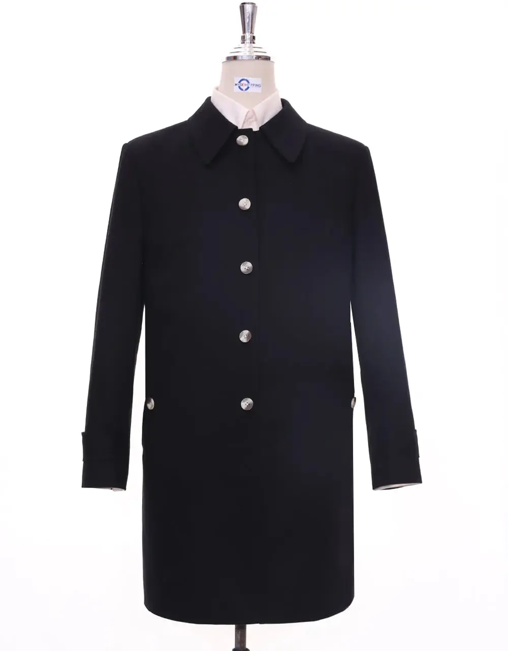 Black Mac Coat| 60s Mod Clothing Original Black Mac Coat For Men