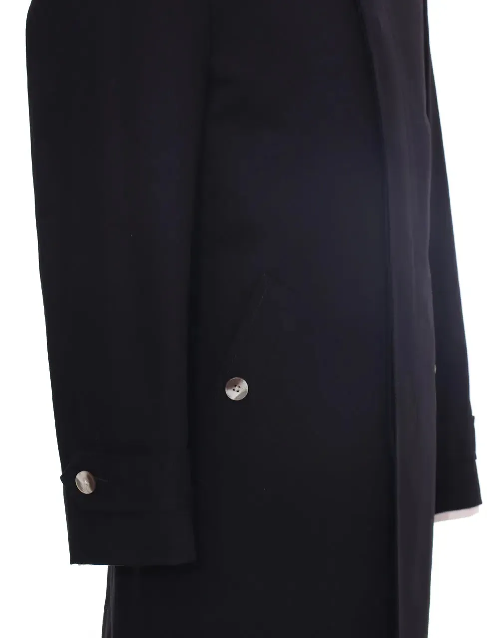 Black Mac Coat| 60s Mod Clothing Original Black Mac Coat For Men