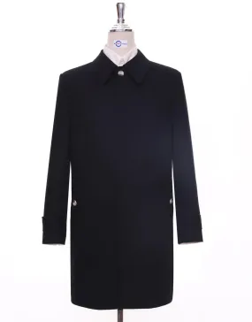 Black Mac Coat| 60s Mod Clothing Original Black Mac Coat For Men
