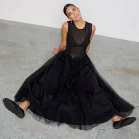 Black Mesh Monika Dress