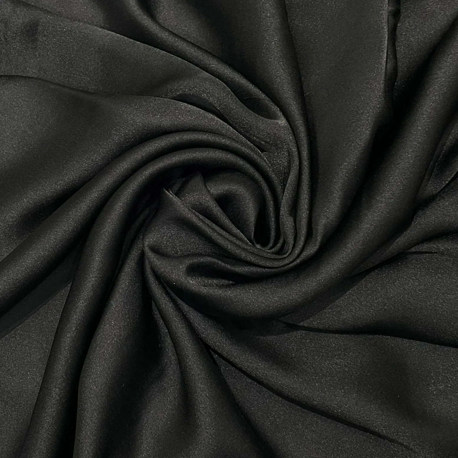 Black Silk Occasion Shawl Scarf Black