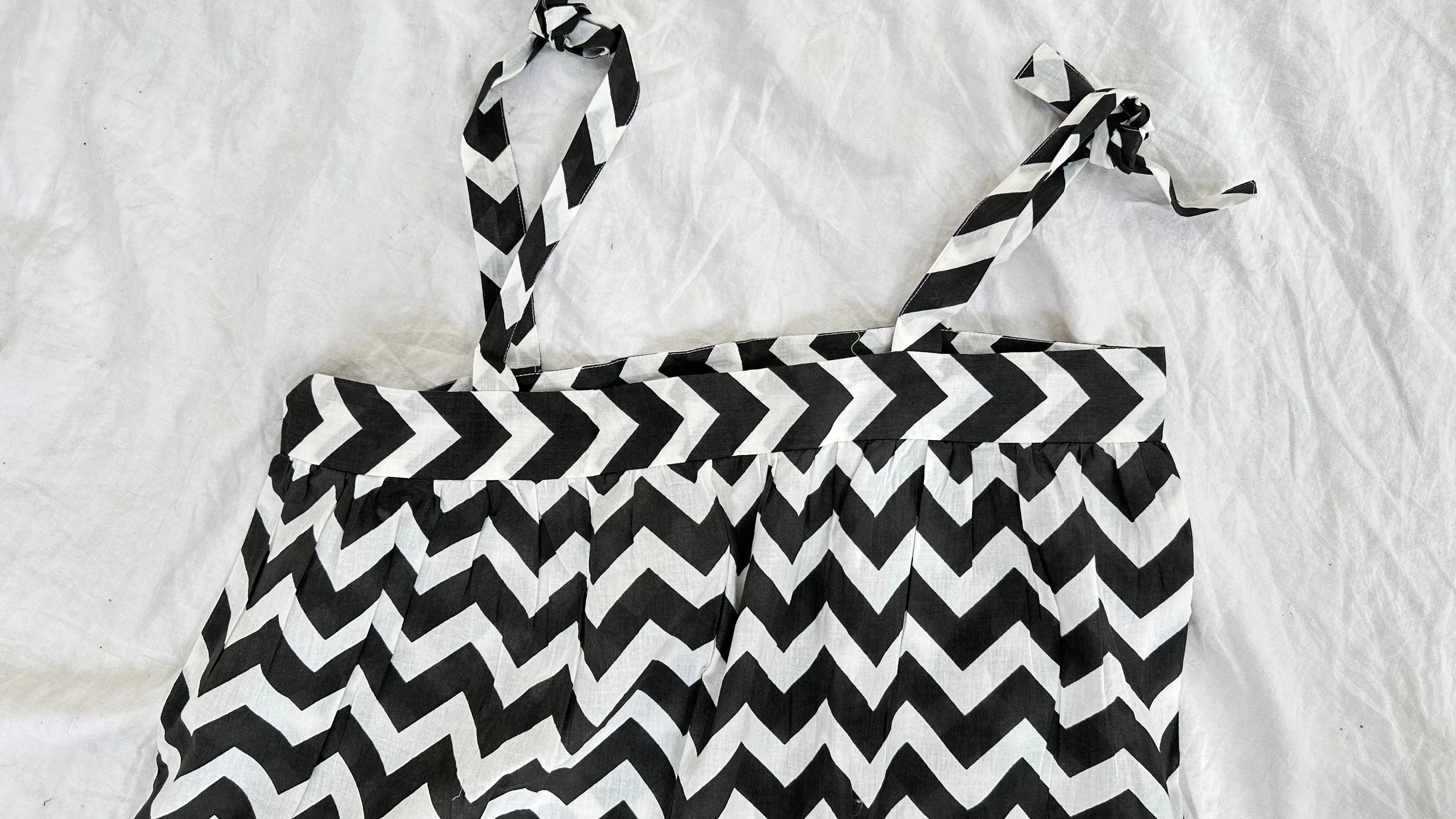 Block Printed Cotton Overalls. Cotton. One Size
