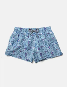 Boardies Wavey Dayz Shortie Swim Shorts - Blue