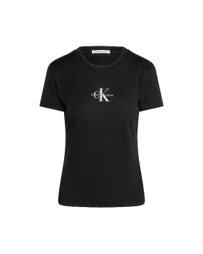 Calvin Klein Monologo Slim Tee Nero