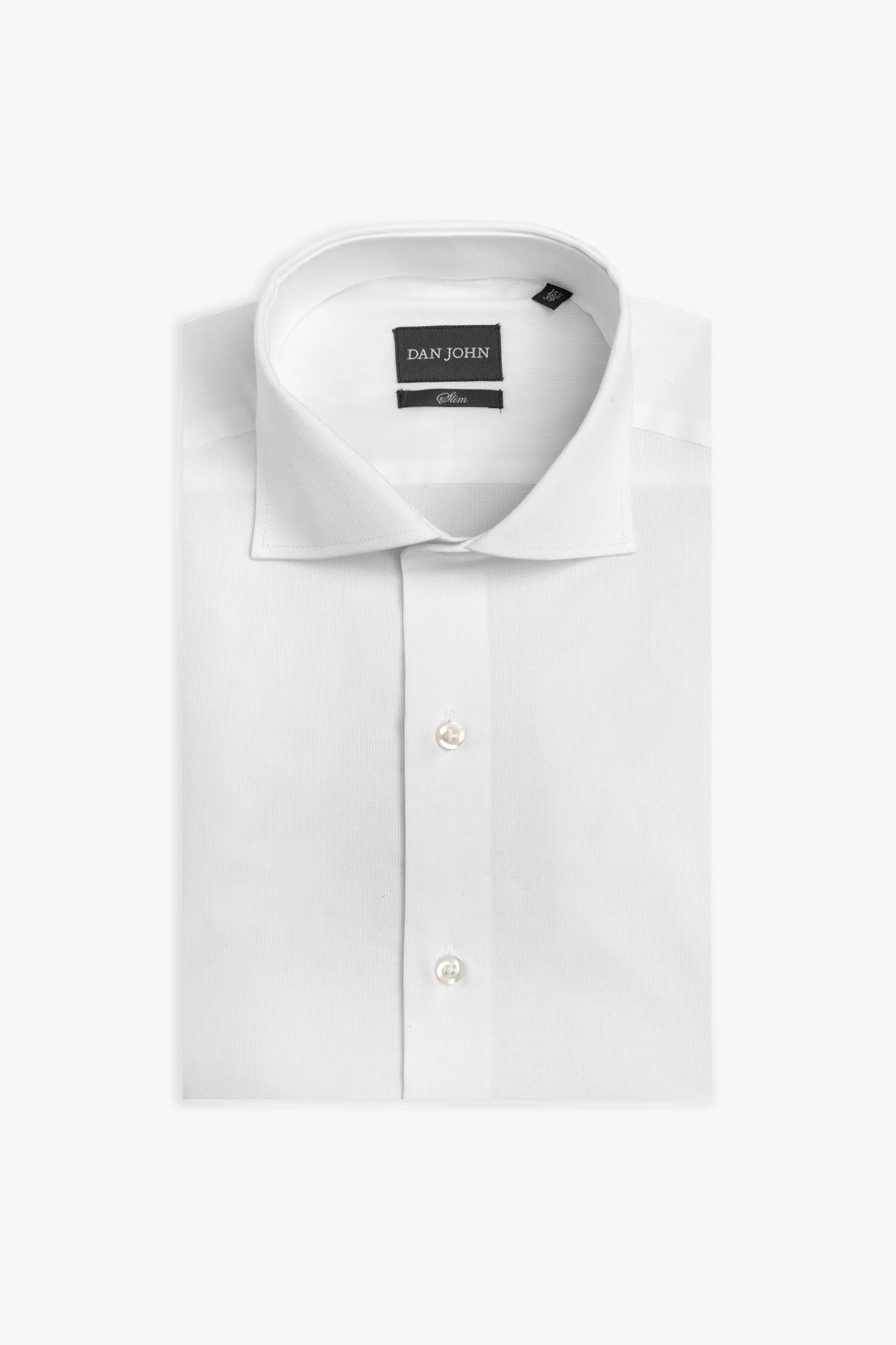 Camicia piquet bianca slim