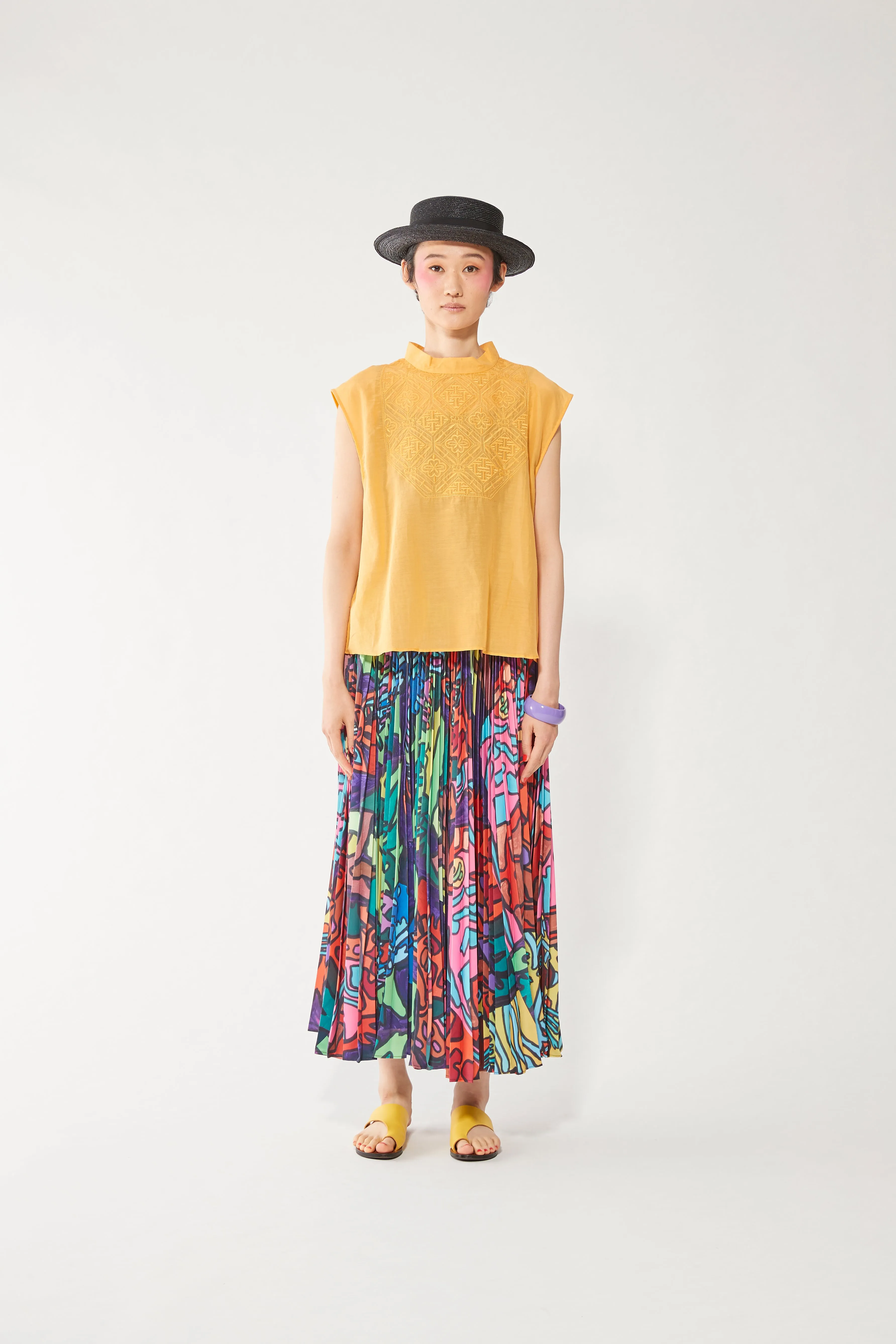 CANACO | Pleated Skirt